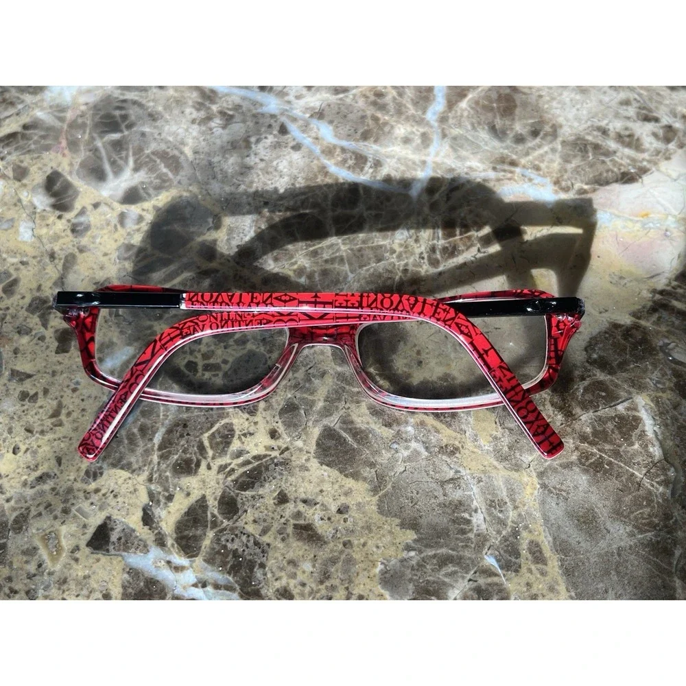 Valentino 0Q04 Black/Red  Eyeglasses 50[]15-135 5430 Frame Only